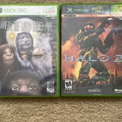Halo 2 and Where The Wild Things Are - Xbox/Xbox One