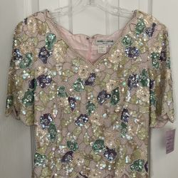 Beautiful Hand Beaded Gown