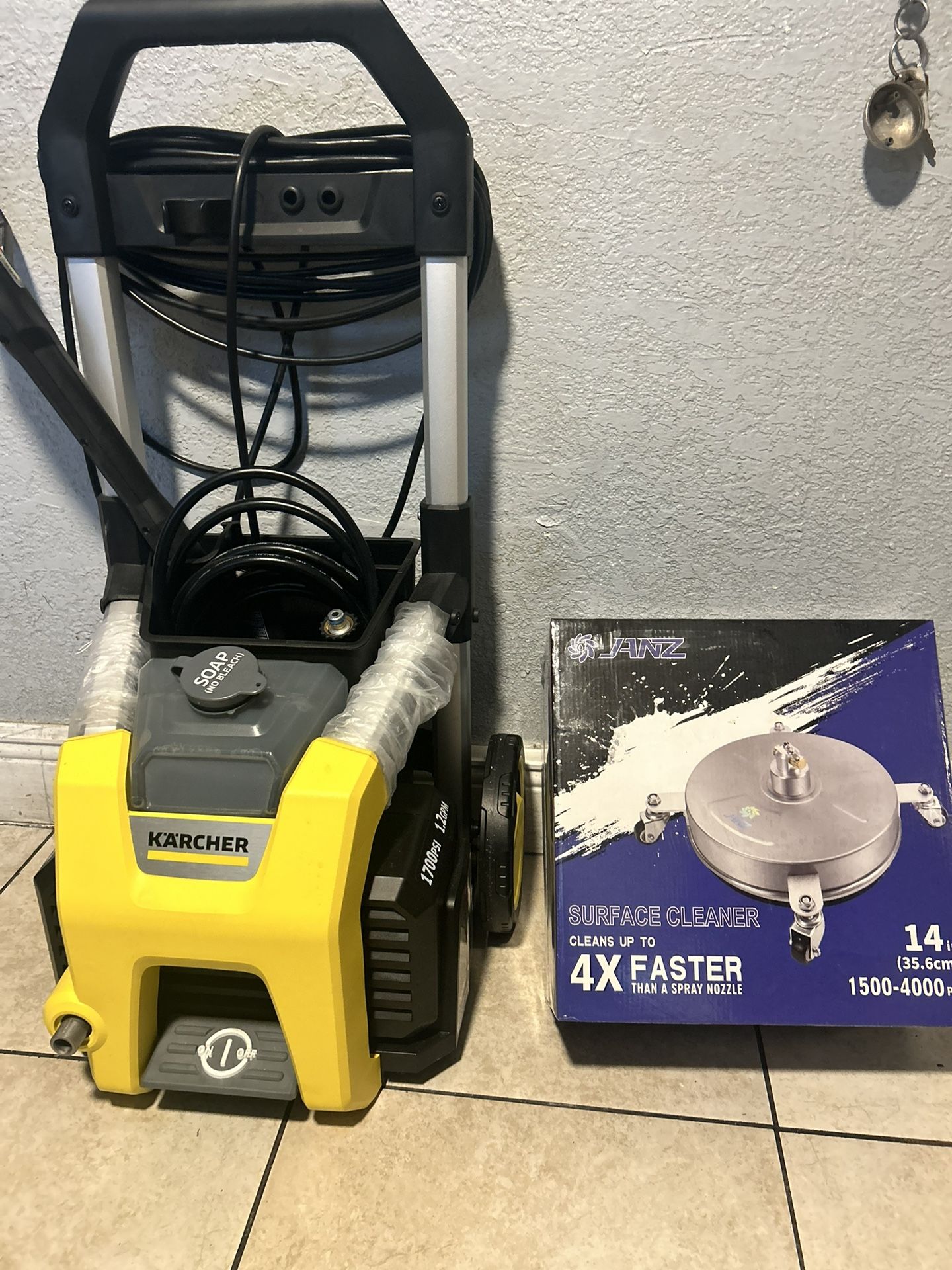 Pressure Washer With Surface Cleaner