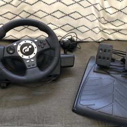 PC & PlayStation Sim Racing Steering Wheel