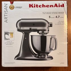 Brand New Sealed Kitchen-Aid Artisan Mixer 5 Qt