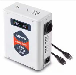 Heavy Duty Voltage Power Converter 110V to 220V