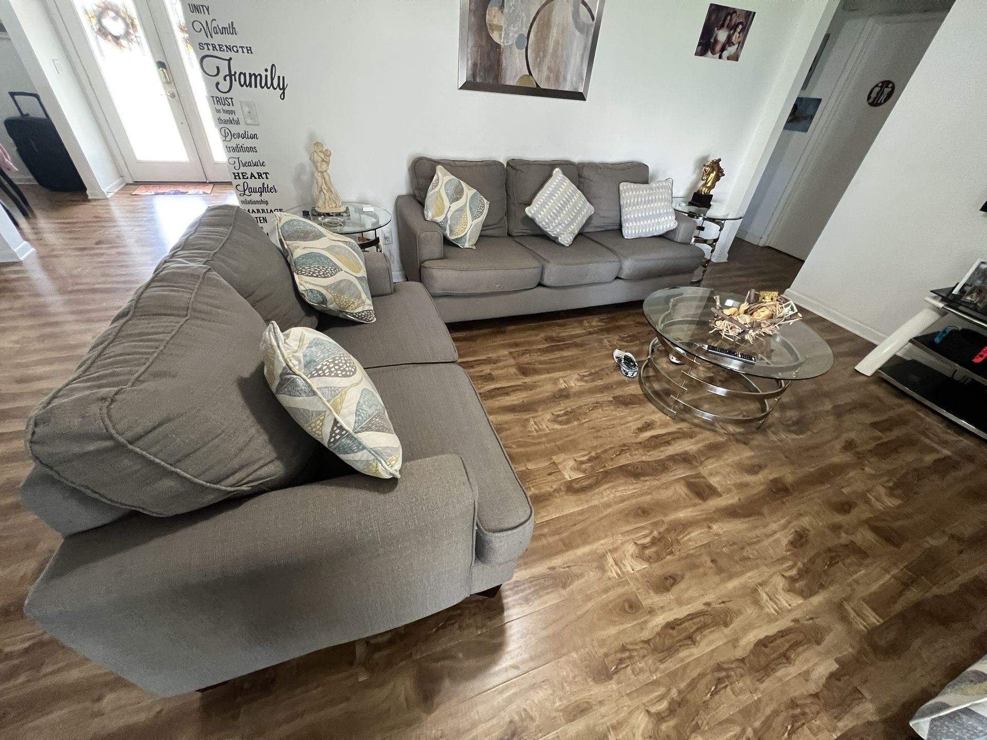 Rooms To Go Sofa and Loveseat