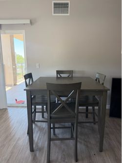 Grey Dining Table Set