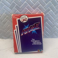 Vintage Rare Rage Card Game International Games 1983 Makers of Uno Missing 3