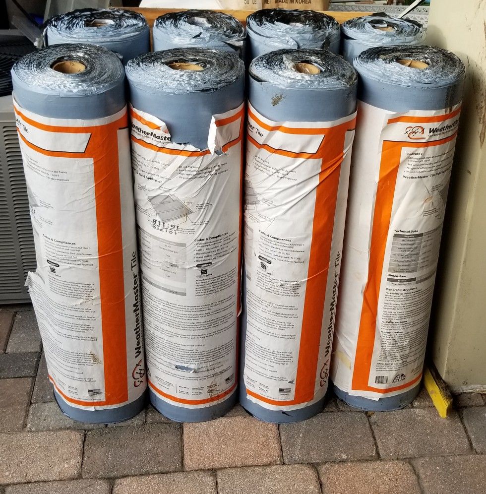 Peel and Stick Roof Underlayment for Sale in Sanford, FL OfferUp