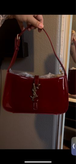 RED YSL PURSE