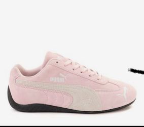 Puma Pink Suede Low-Top Sneakers