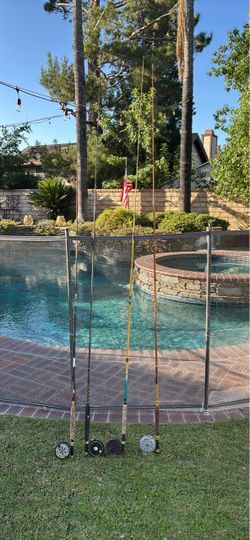 Lot of FOUR Fly Fishing Rodsand Reel Set – 4 Rods