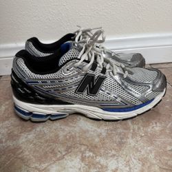 Mens New Balance 1906R Metallic Silver Blue Size 11 Used No Box M11906RCD