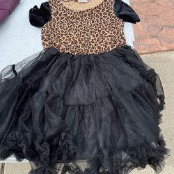 Girls Leopard Dress
