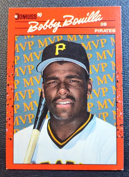 1990 Donruss Error MVP Card #BC-16 Bobby Bonilla. Card Is In Very Good Condition. #5043