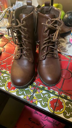Top Moda Brand New Brown Boots Zip Up Size 5 Womens