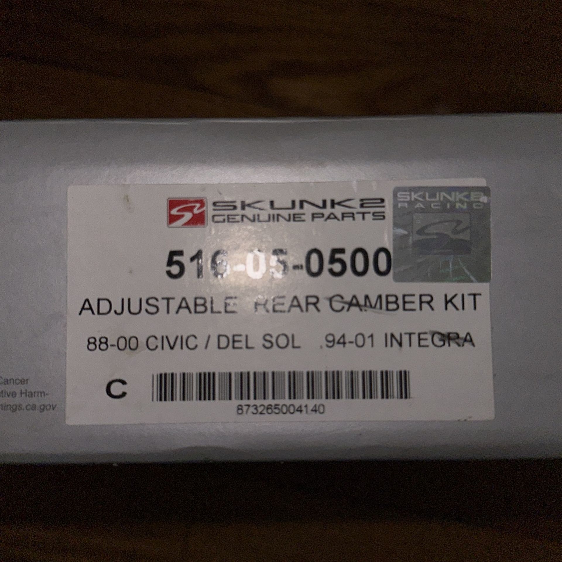 Skunk2 Camber Kit Civic EF/EG/EK (88-00) Integra (94-01) CRX (88-91) Rear Arms 516-05-0500