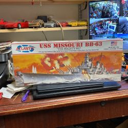 USS Missouri BB-63 The Mighty No 16 Inches Long Brand New In Box Still In Plastic 