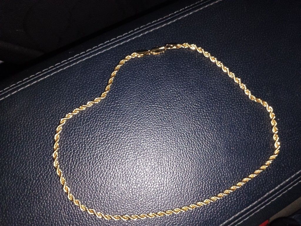 14k 14 Inch Gold Chain.