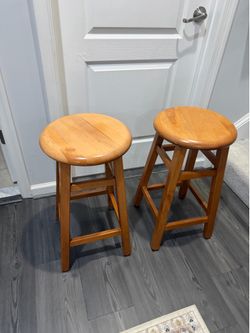 Two bar stools