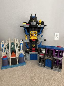 Imaginext Batman cave Superman lair Gotham jail
