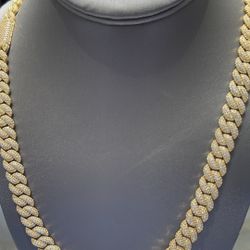 Silver Moissanite Necklace 