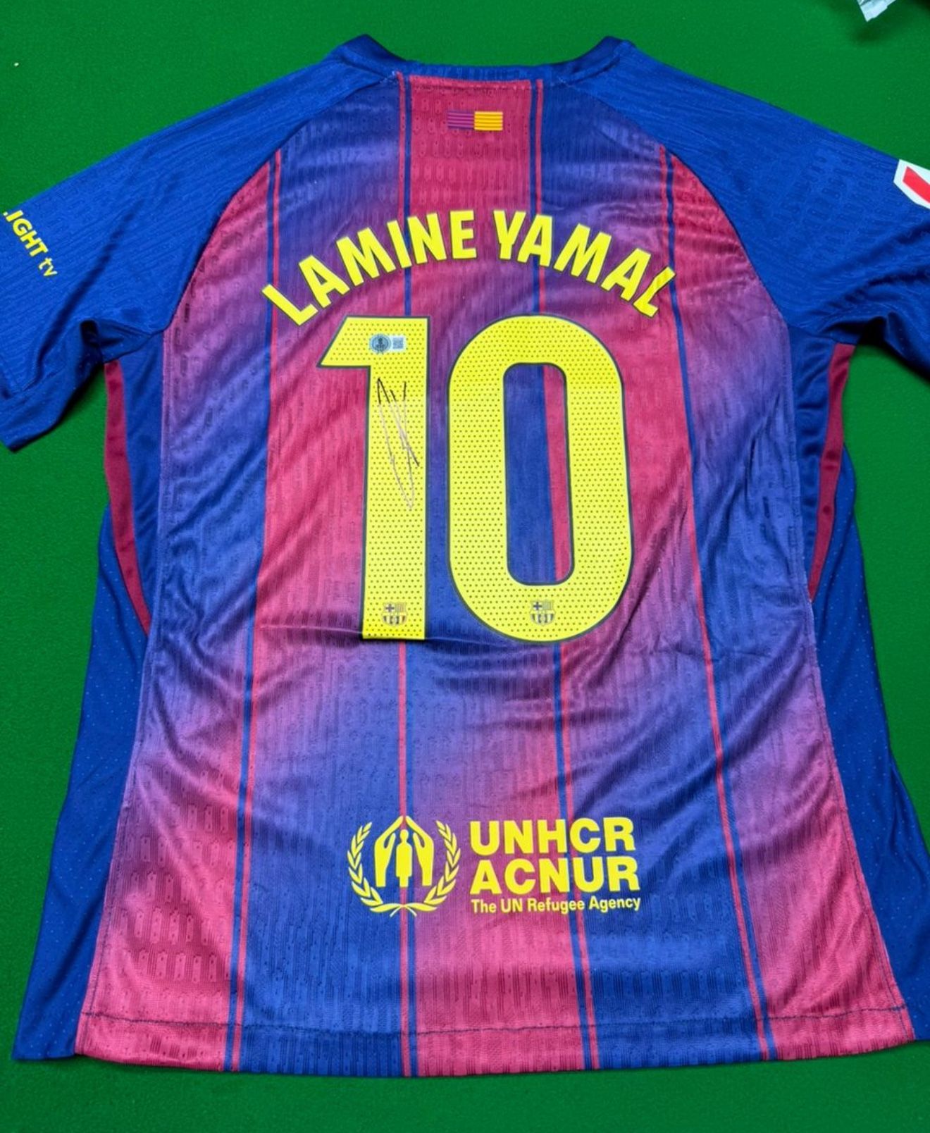 LaminYamal signature jersey-replica