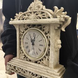 Beautiful Clock Table Top 9.5"W X 11.5" H X 3.5" D  $45. Pick up near the Downtown Summerlin Mall.