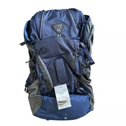NWT High Sierra Pathway 40L Hiking Frame Pack Blue Black 