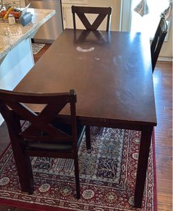 Dining table with 3 chairs