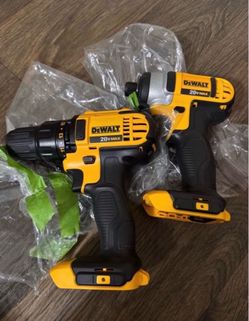 Dewalt 20v Max drill driver/ impact driver TOOL ONLY $120.00 for set New