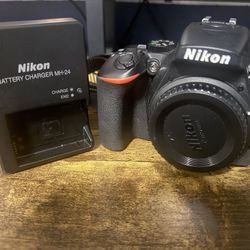 Used Nikon D5600 Camera With New Lens 70300mm Lens And Used 1855