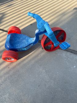 Kids Blue Tricycle paw patrol on the wheel must pick up today or tomorrow