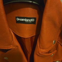 Dreamland Genuine Leather Red Jacket