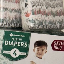 Size Four Diapers 