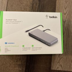 Belkin Thunderbolt 3 Dock- Brand New 