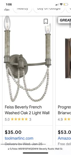 Feiss Rustic Wall Sconce Light