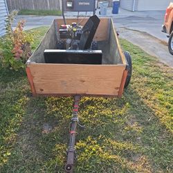 Trailer And Snowblower