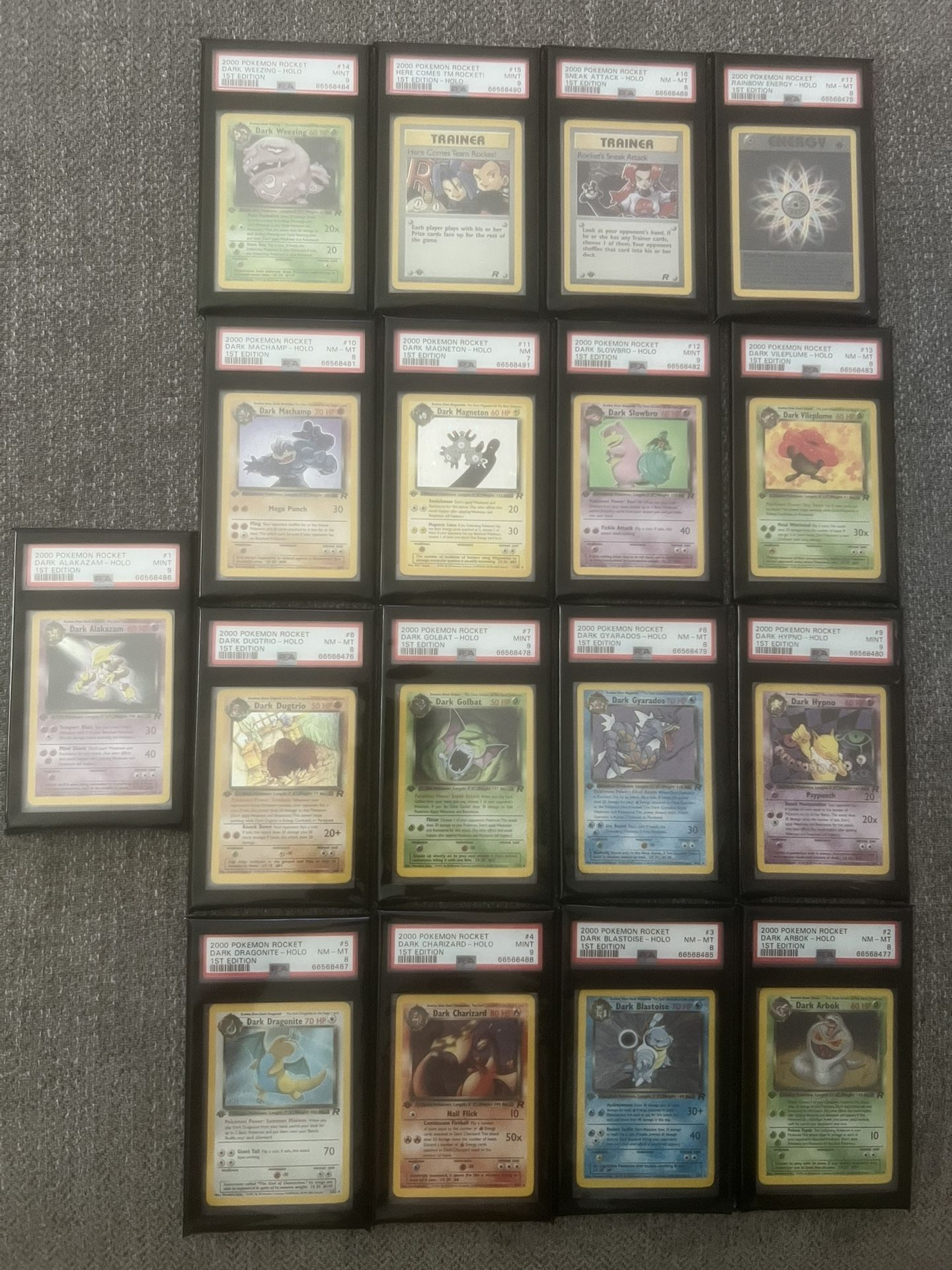 2000 Pokemon Rocket Holo 1 17 FIRST EDITION