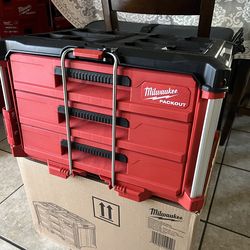Milwaukee packout 3 drawer