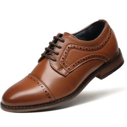 Boy's Size 6 Brown Classic Oxfords Dress Shoes 