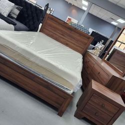 Bedroom Set QUEEN 4 Pieces 