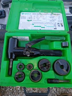 Hidraulic punch driver greenlee