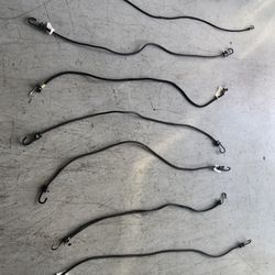 Used Bungee Cords with Hooks, Assorted Lengths