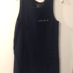 Girl School Tank Dress 4T