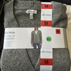 Ella Moss Button Up Cardigan 