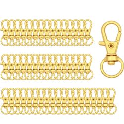 Swivel Snap Hooks Premium Metal Lobster Claw Trigger Clasps for Lanyard Keychain Rings Bag Purse Tag Jewelry Making DIY Crafts 
