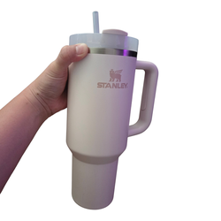 Stanley 40 oz Stainless Steel H2.0 Flowstate Quencher Tumbler Rose Quartz 2.0