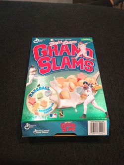 Major League grand slam cereal box