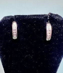 🎁 14KT White Gold 0.30ct Diamond Earrings 💎