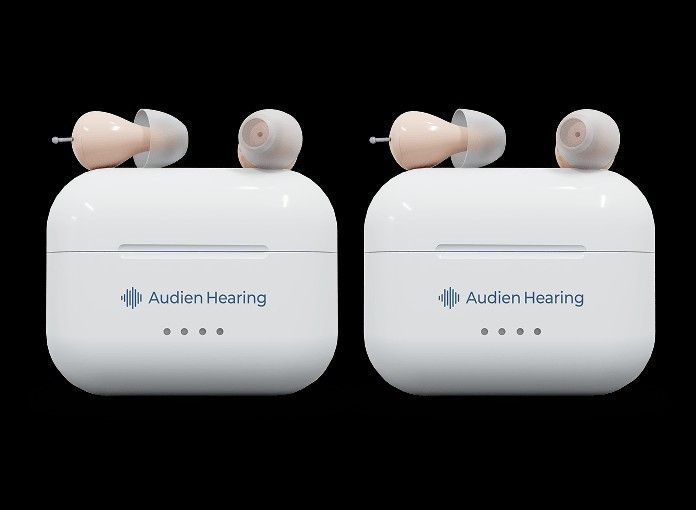 Audien Atom PRO 2 HEARING DEVICE, NEW OUT OF BOX, NEVER USED, SEALED WITH ALL COMPONENTS, RETAIL $299