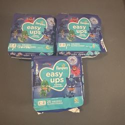 Pampers Easy Ups 5$ Each 2T-3T
