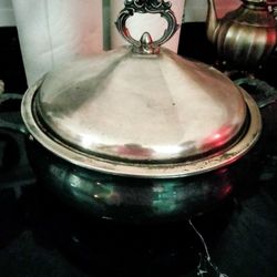 Vintage Silver Plated Serving Dish 